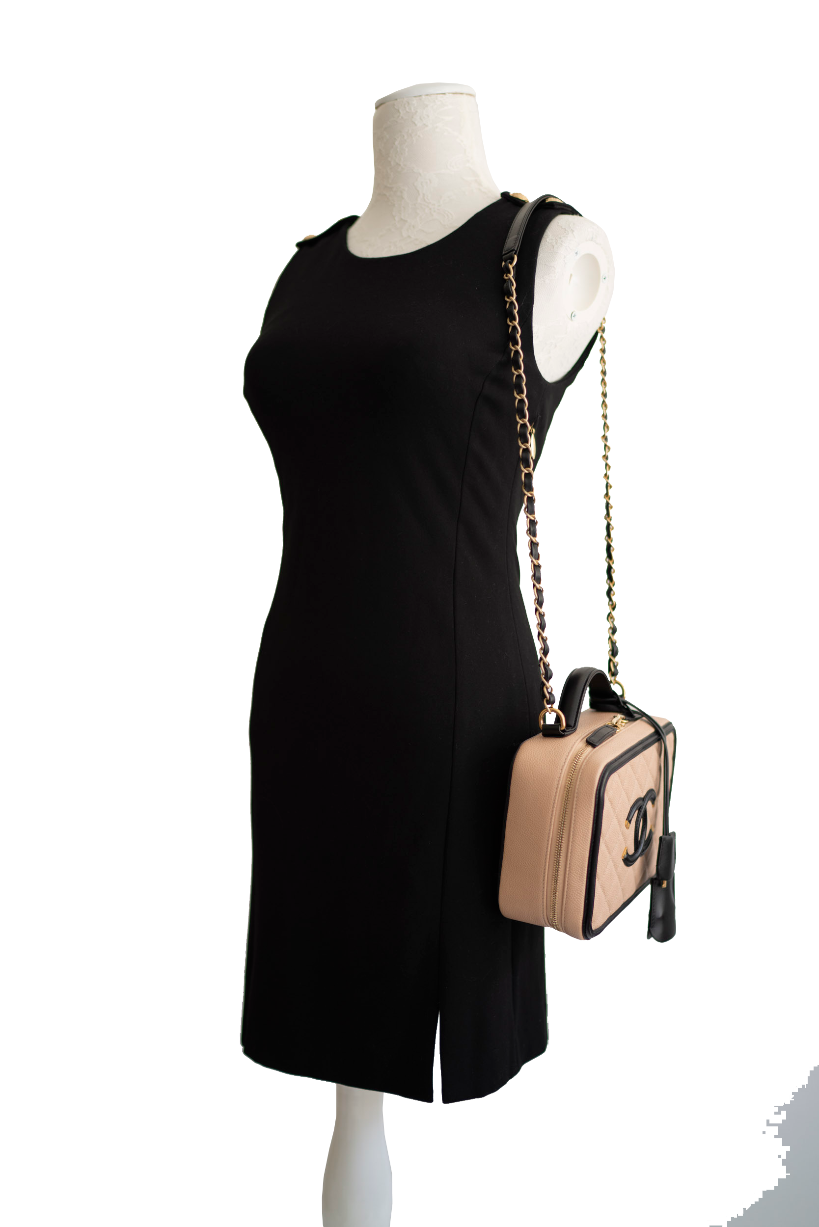 Medium CC Filigree Vanity Case - Image 4