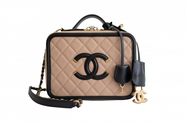 Medium CC Filigree Vanity Case | Rent A Chanel Purse | Luxury