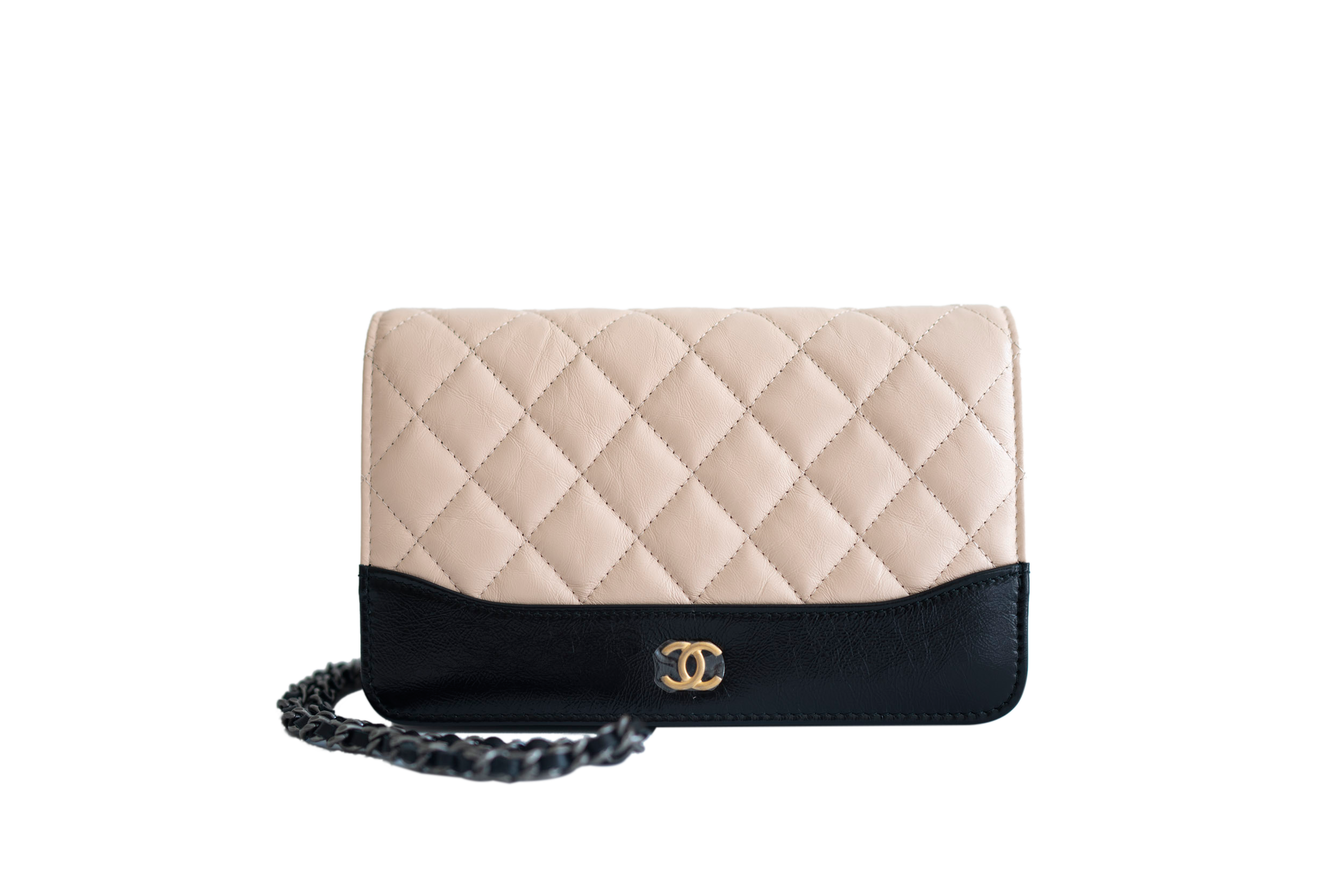 Chanel Gabrielle Wallet On Chain - Black Crossbody Bags, Handbags
