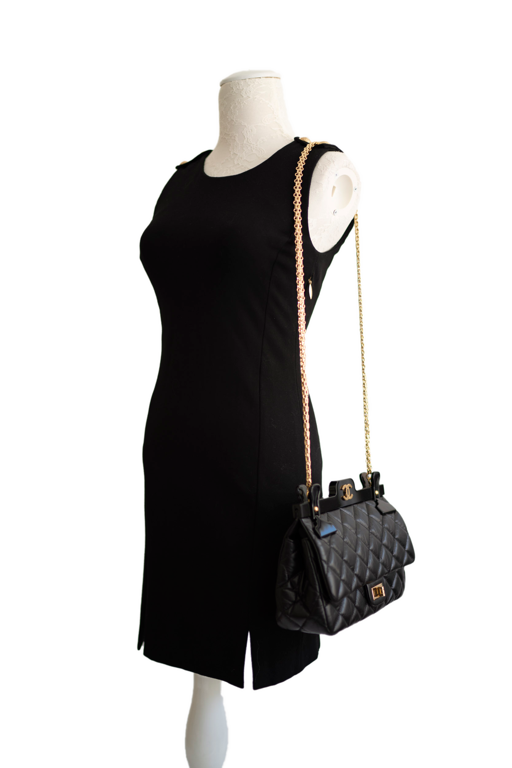 chanel-black-crinkled-calfskin-leather-2-55-reissue-hanger-flap-bag-4