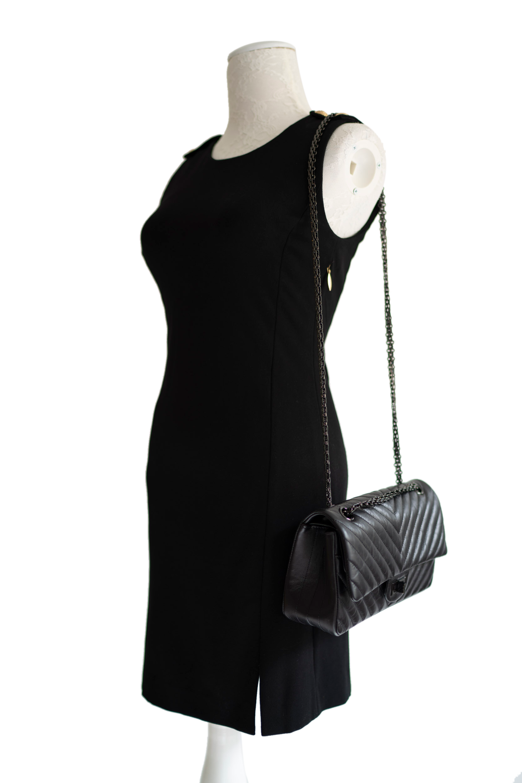 chanel-black-crinkled-calfskin-leather-small-2-55-reissue-chevron-so-black-double-flap-bag-4