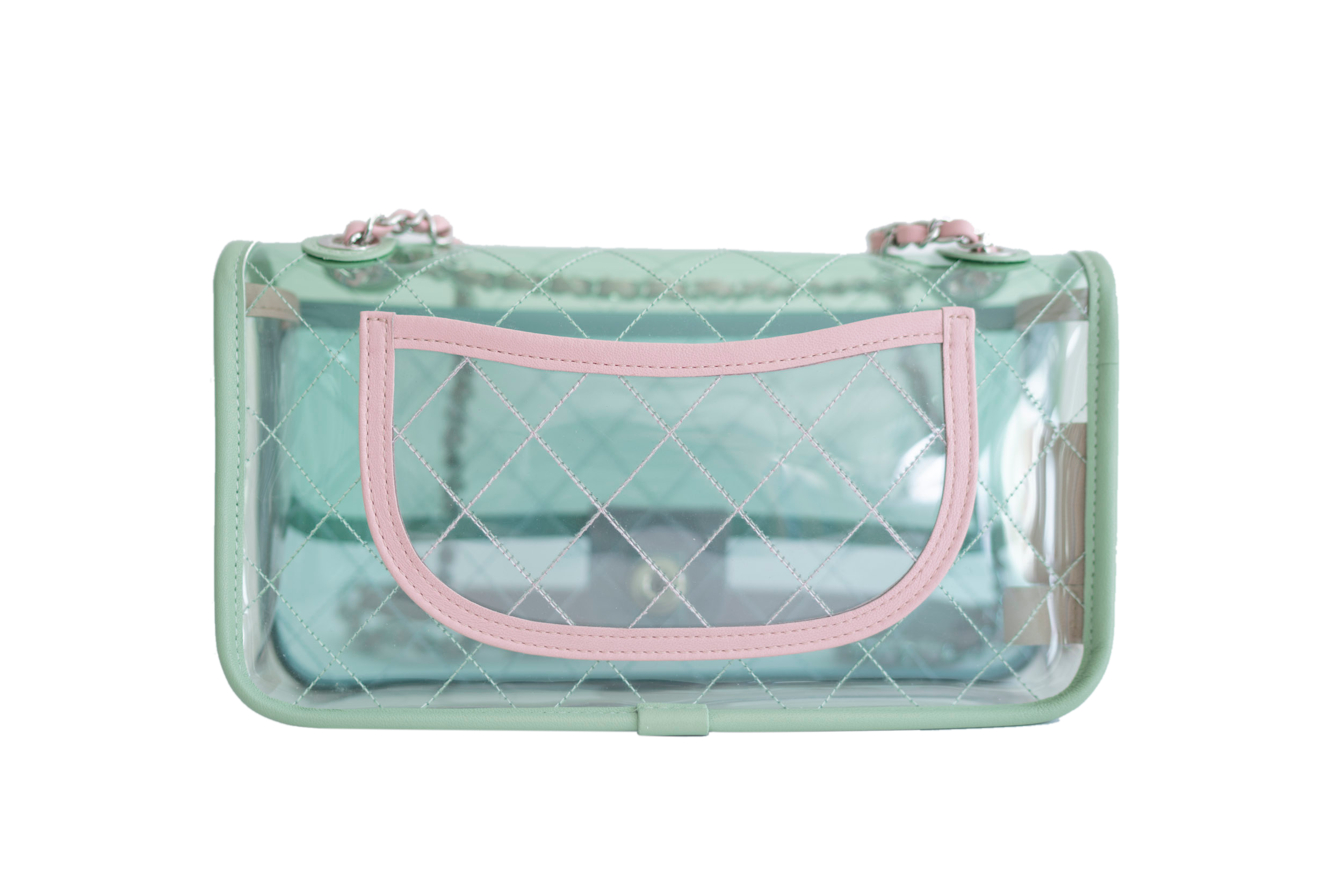 chanel-blue-and-green-pvc-lambskin-leather-transparent-flap-bag-3