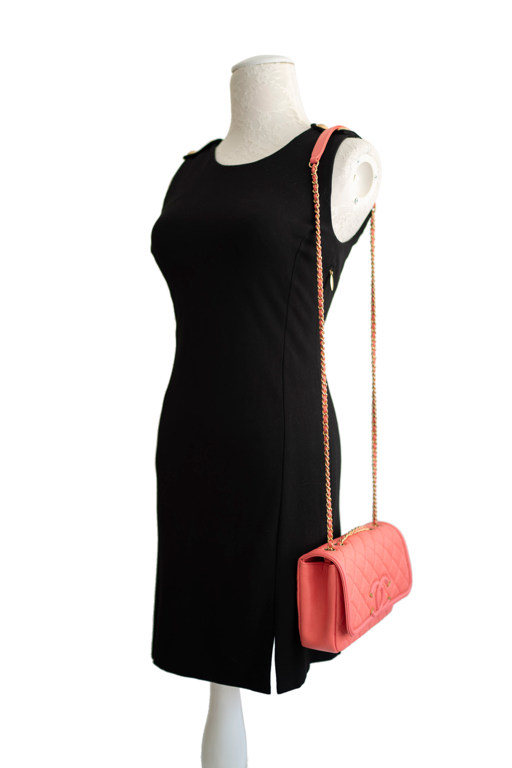 Small CC Filigree Flap Bag - Image 4