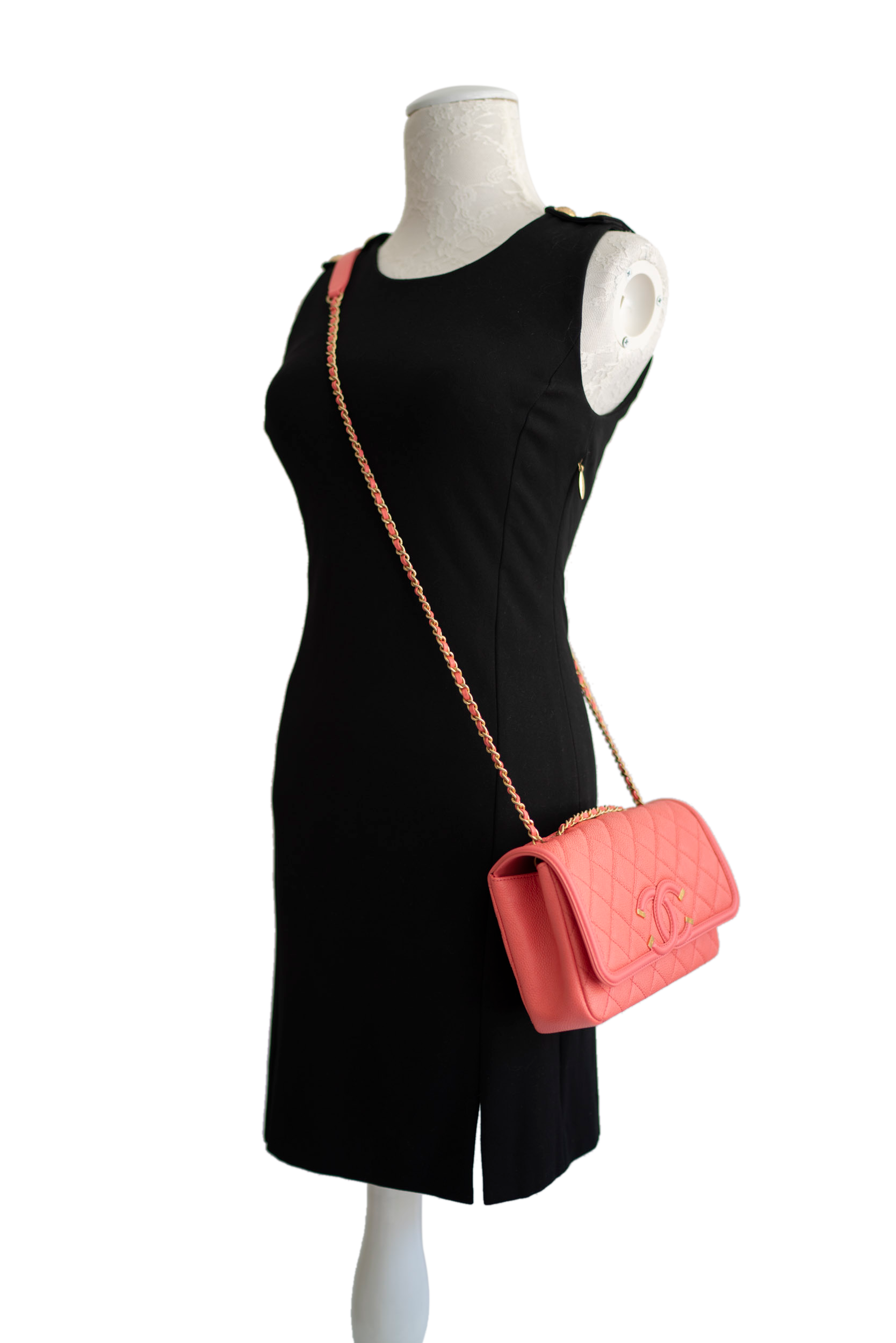 Small CC Filigree Flap Bag - Image 5