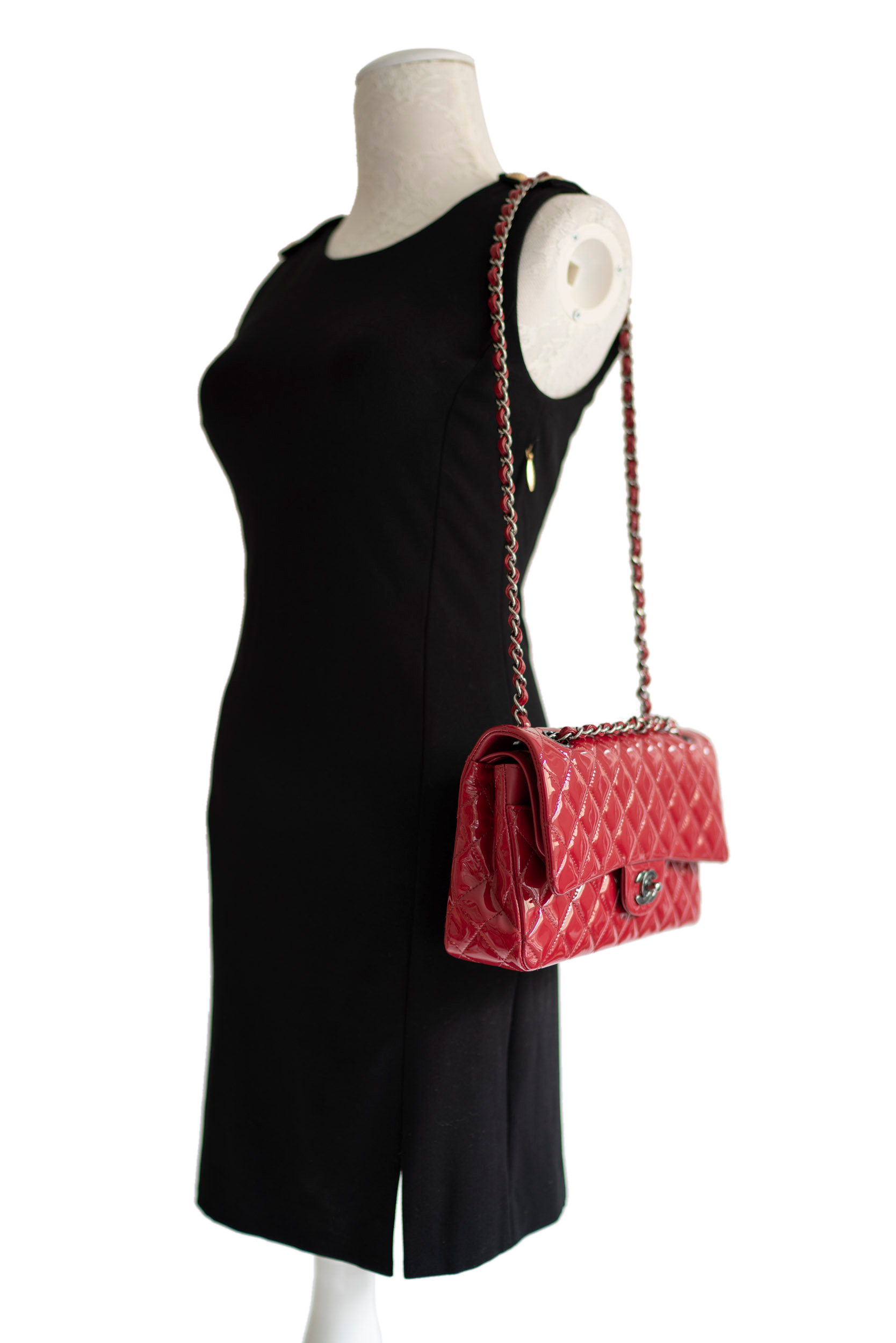 chanel-dark-red-patent-leather-classic-medium-double-flap-bag-4