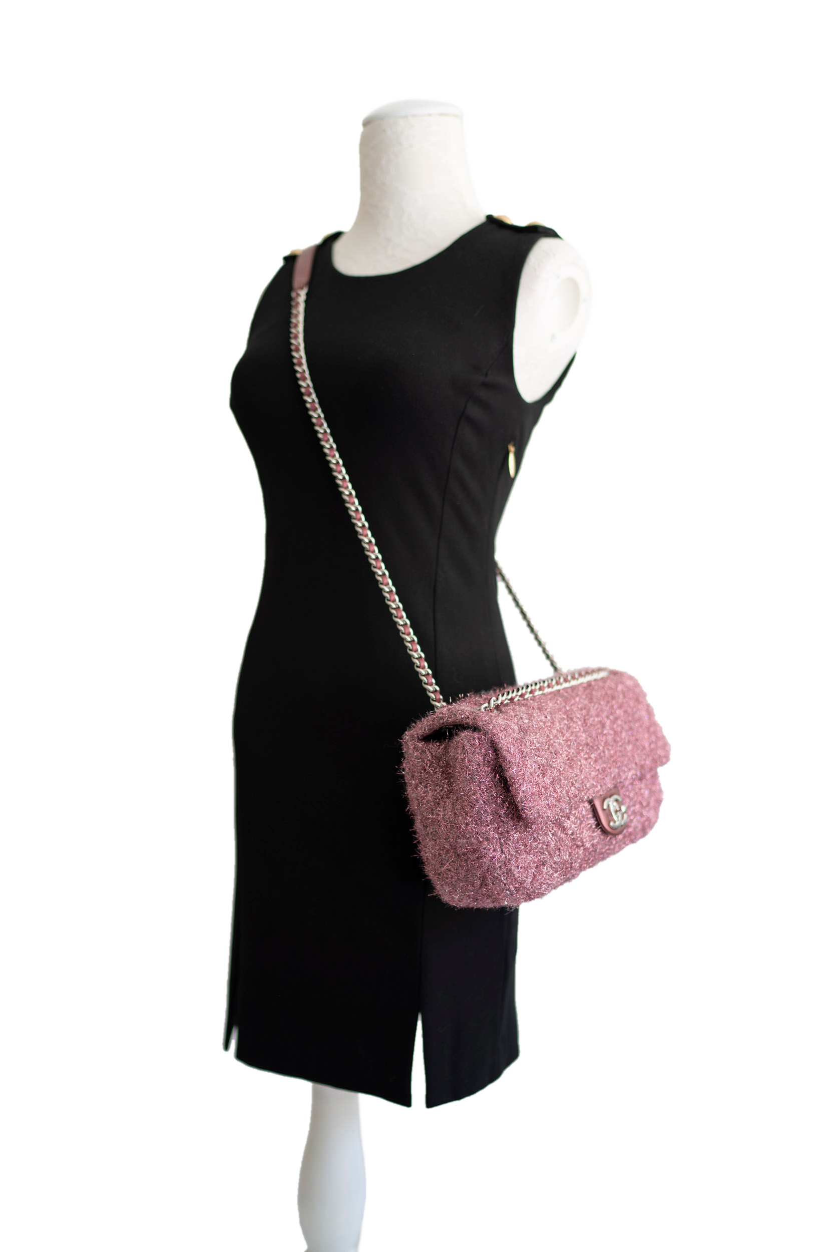 chanel-pink-lurex-knit-medium-pluto-glitter-flap-bag-5