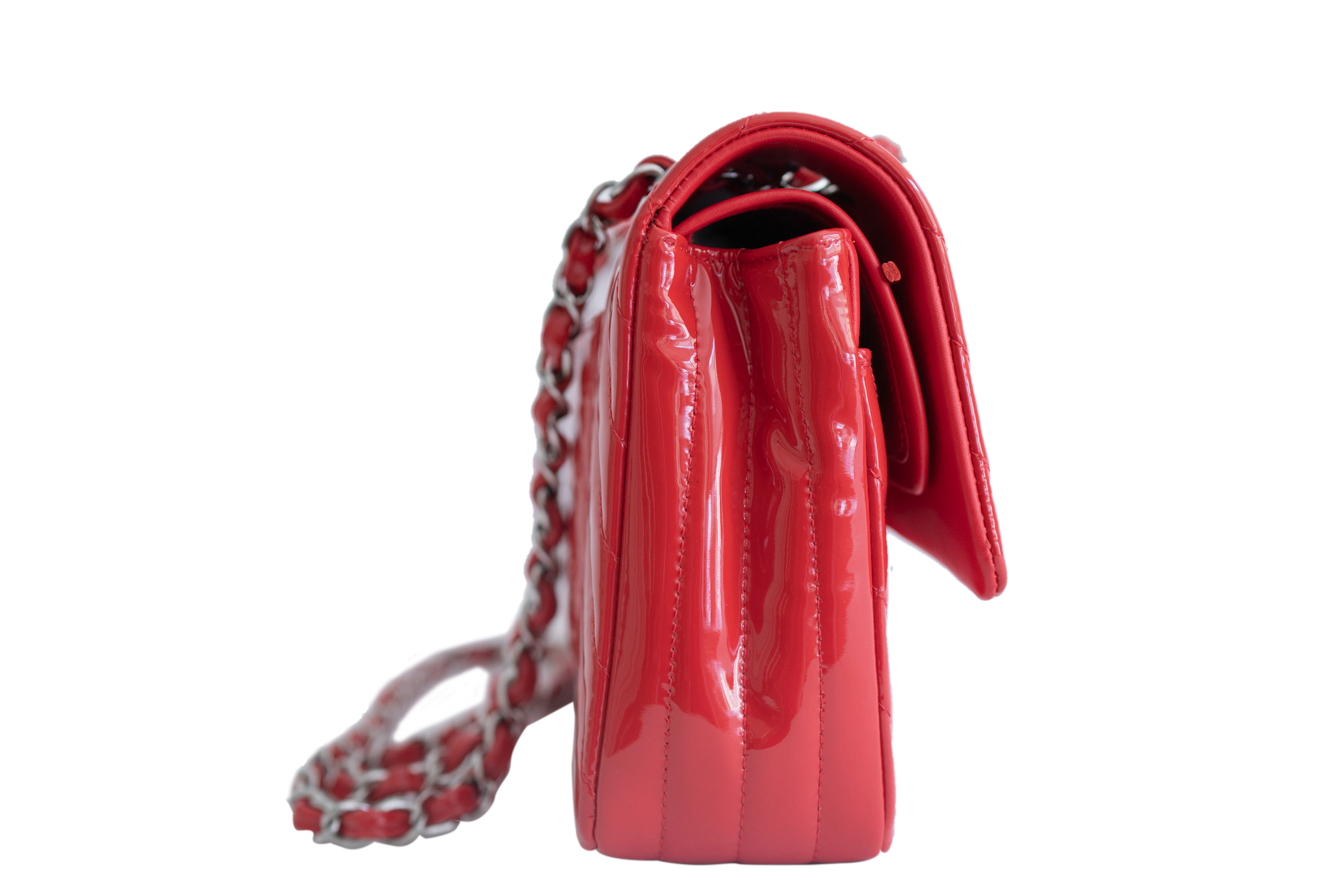 Classic Medium Chevron Double Flap Bag - Image 2