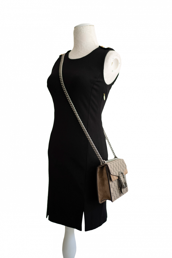 Gucci Dionysus Bag in Beige Ebony & Black