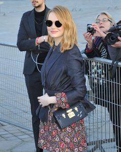 emma stone petite malle shoulder bag