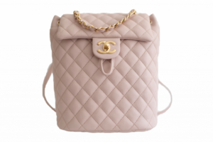 chanel beige light pink calfskin urban spirit small backpack x